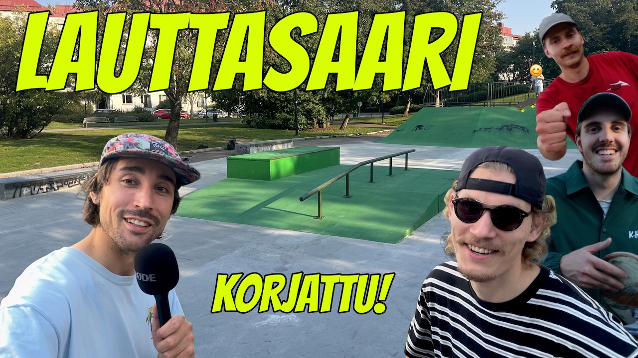 lauttasaaren skeittipuisto korjattu